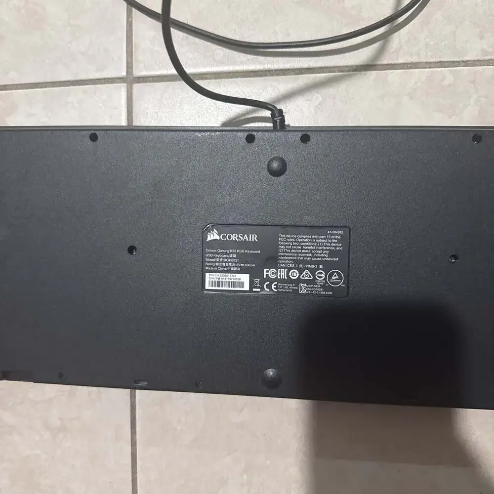 Corsair Wired Full-Size Gaming Keyboard - Black